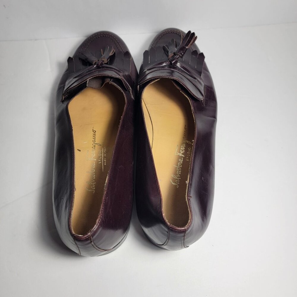 Salvatore Ferragamo Tassel Loafers Mens size 9 - Picture 9 of 12